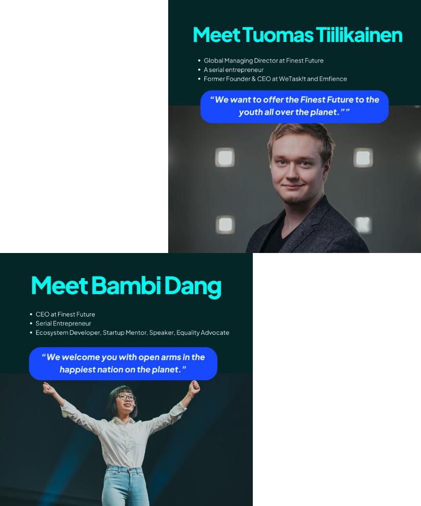 Tuomas Tiilikainen and Bambi Dang