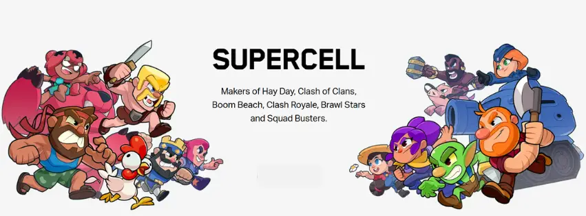 supercell, clash of clans, clash royale, hayday, brawl stars, squad busters, finlandia.