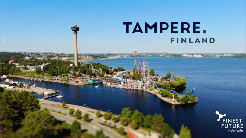 Kota Tampere di Finlandia